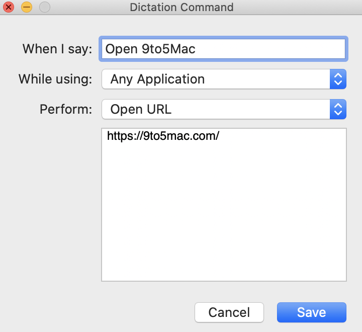 how use mac dictation for mouse click