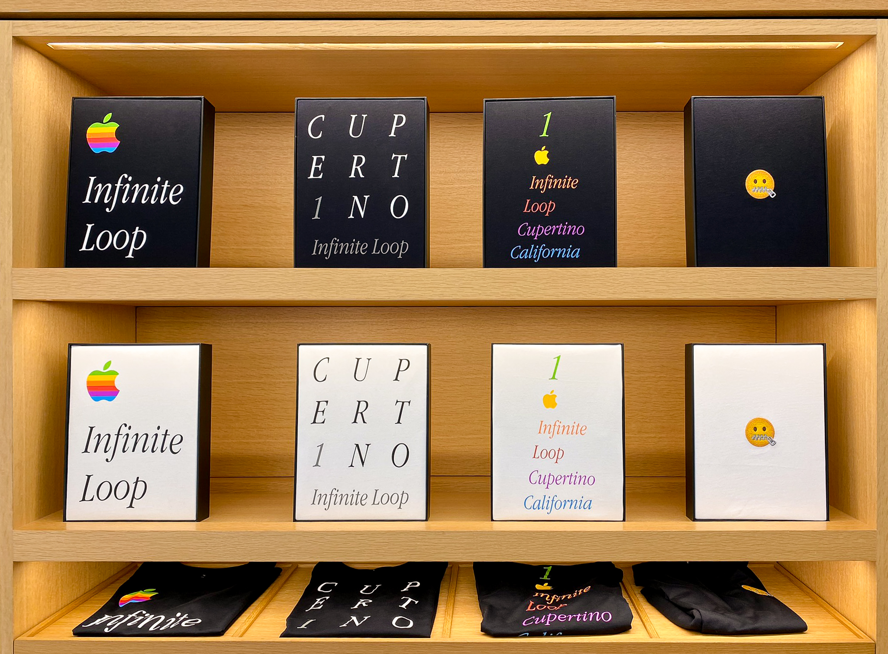 apple infinite loop shirts