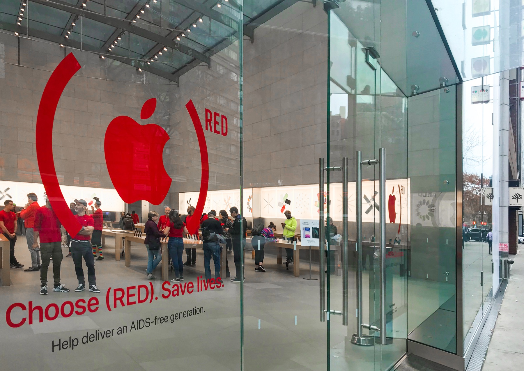 Red Apple Store logos mark runup to World AIDS Day 9to5Mac