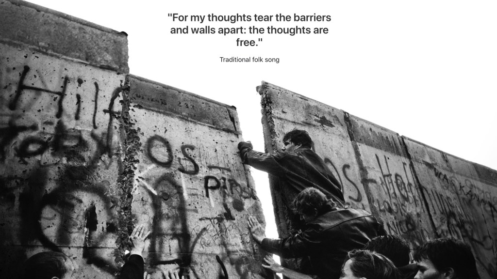 Apple marks fall of Berlin Wall anniversary with special tribute on German Apple․com