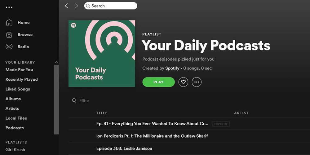 photo of Spotify launches Your Daily Podcast playlist, with mix of old and new shows image