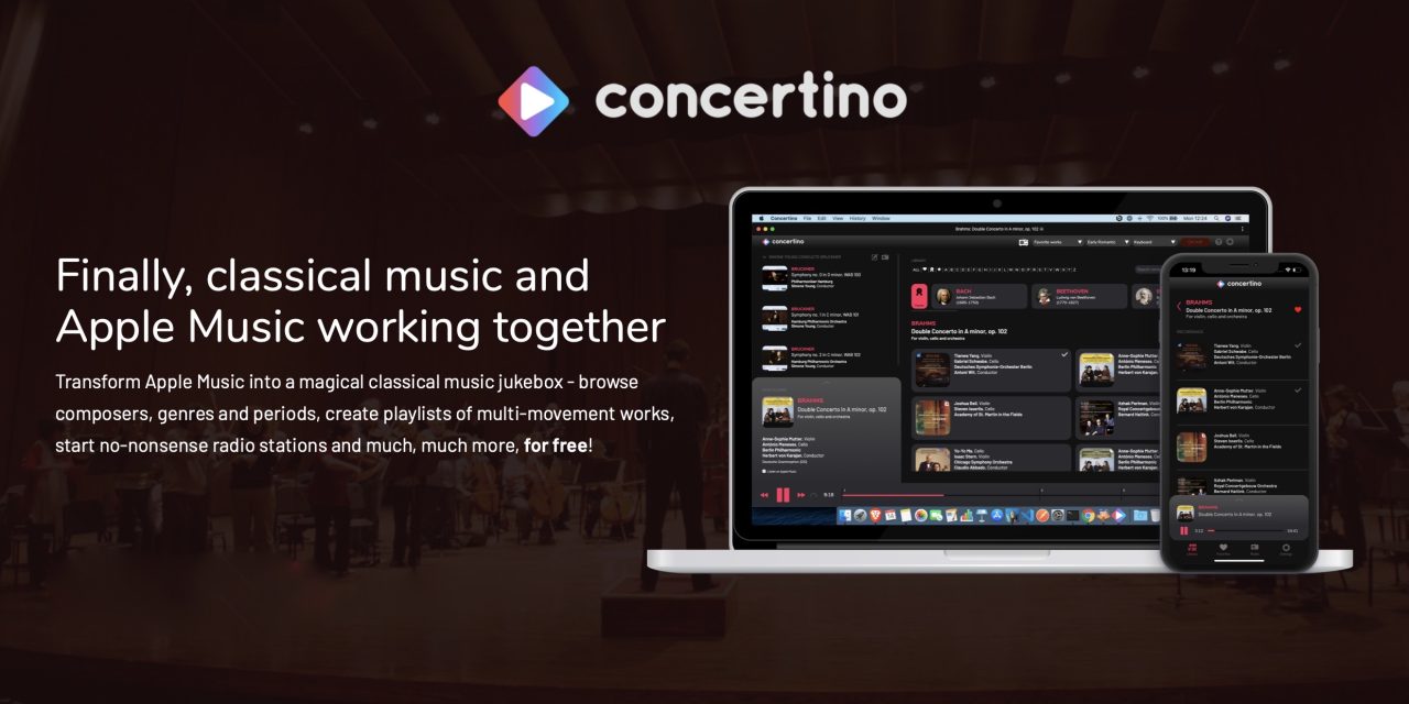 Concertino Apple Music classical music player