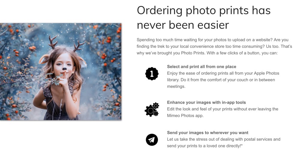 photo of Mimeo brings simple photo prints back to Apple’s Photos app for Mac customers image