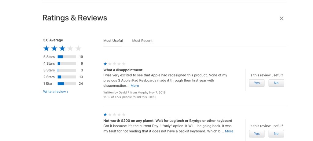 photo of Apple quietly removes ‘Ratings and Reviews’ section from its online store image