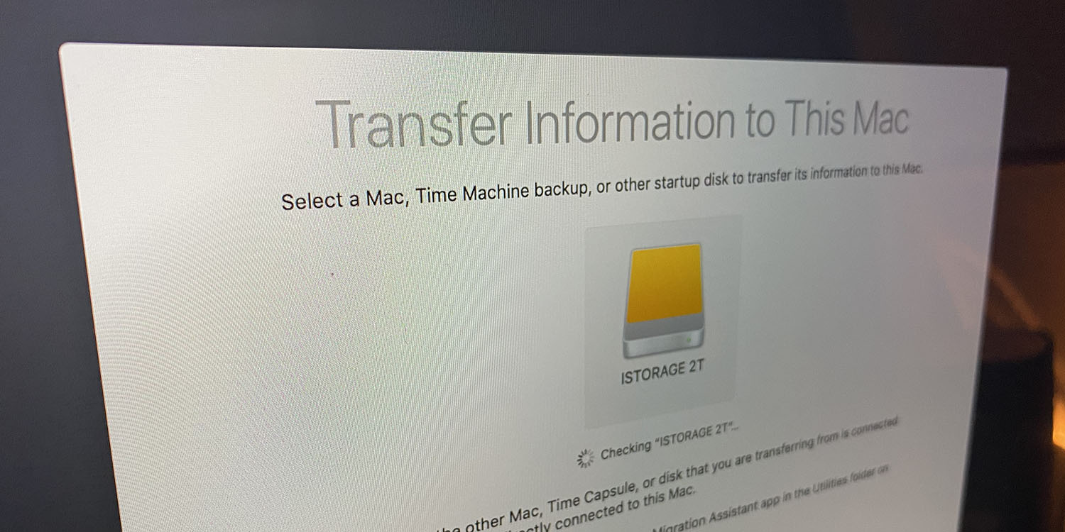 image a mac hard drive for restoring through time machine