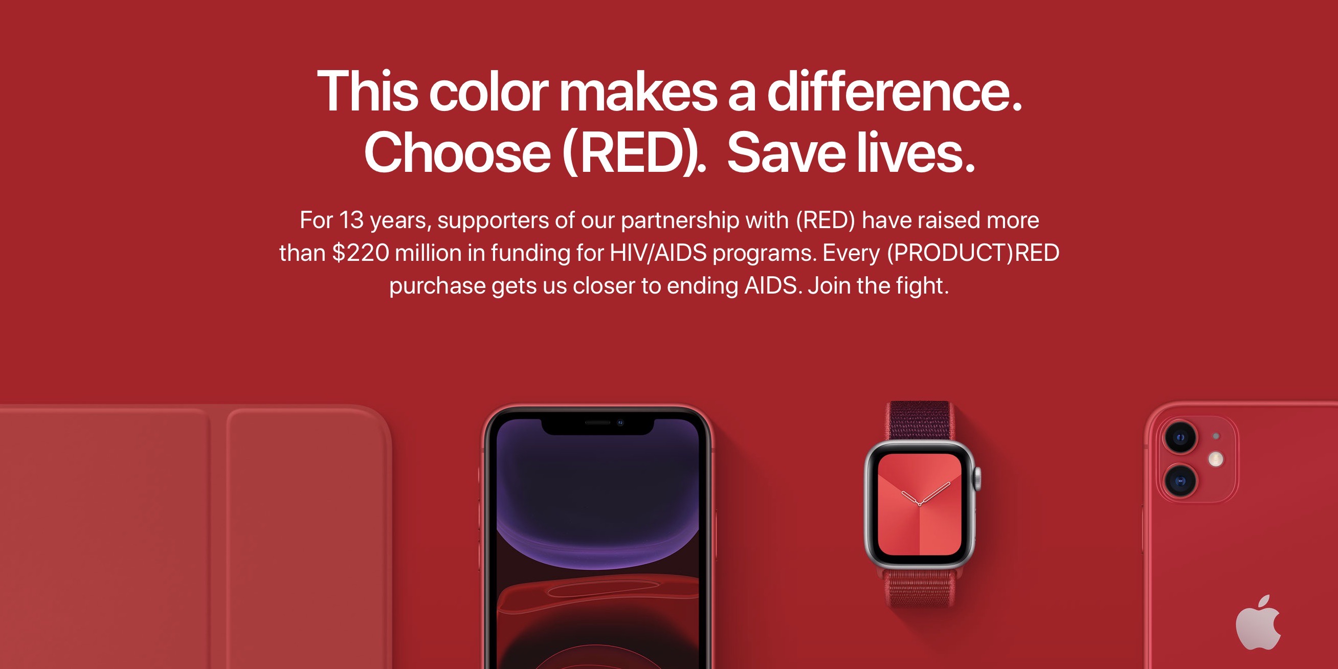 Tim Cook says has donated $220M to (RED) help fight AIDS -
