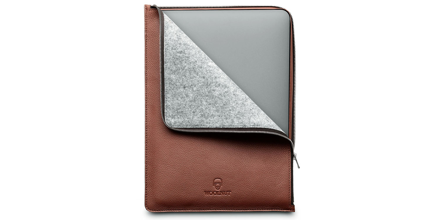 photo of Woolnut’s latest MacBook Pro leather Folio offers more protection via zip image