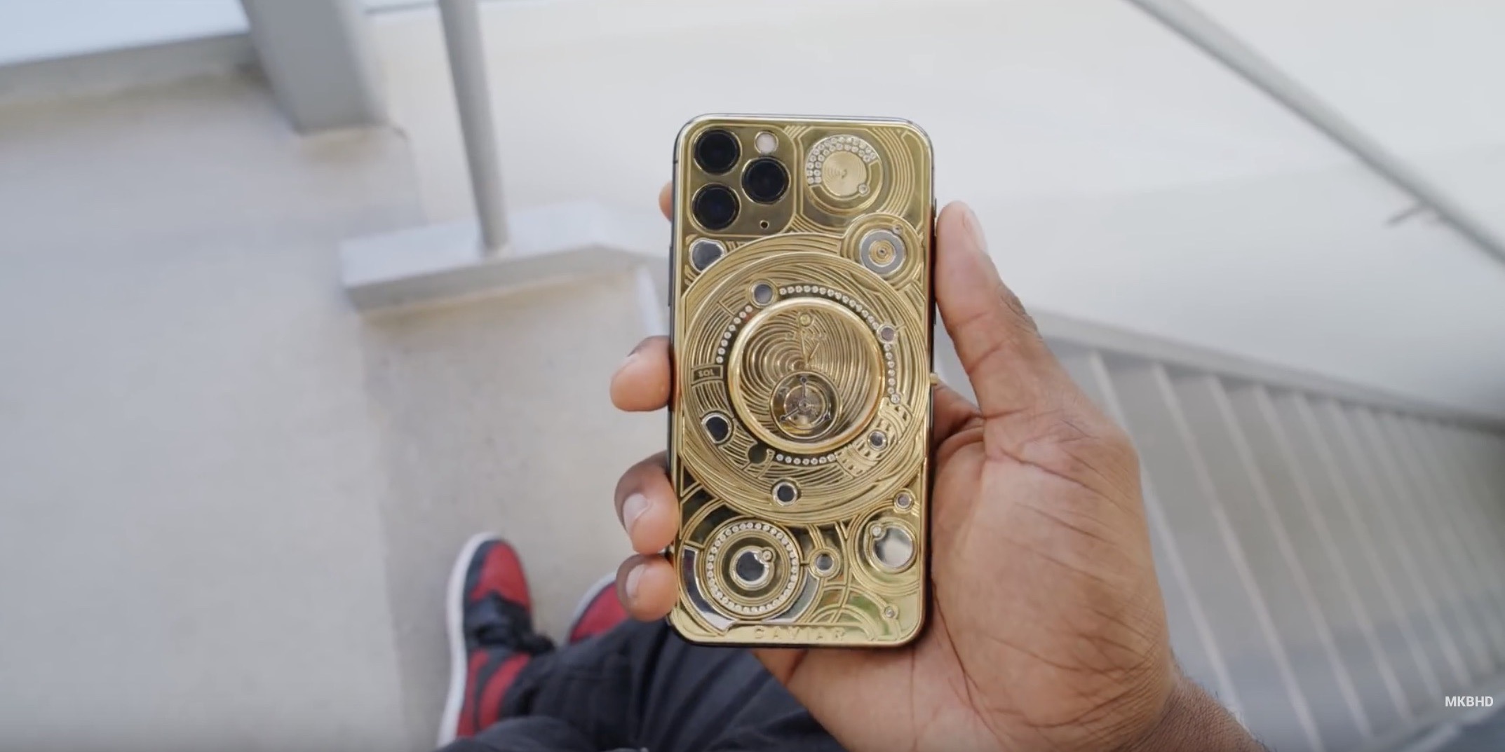 Mkbhd Shares Hands On Impressions With 100k Gold And Diamond Iphone 11 9to5mac