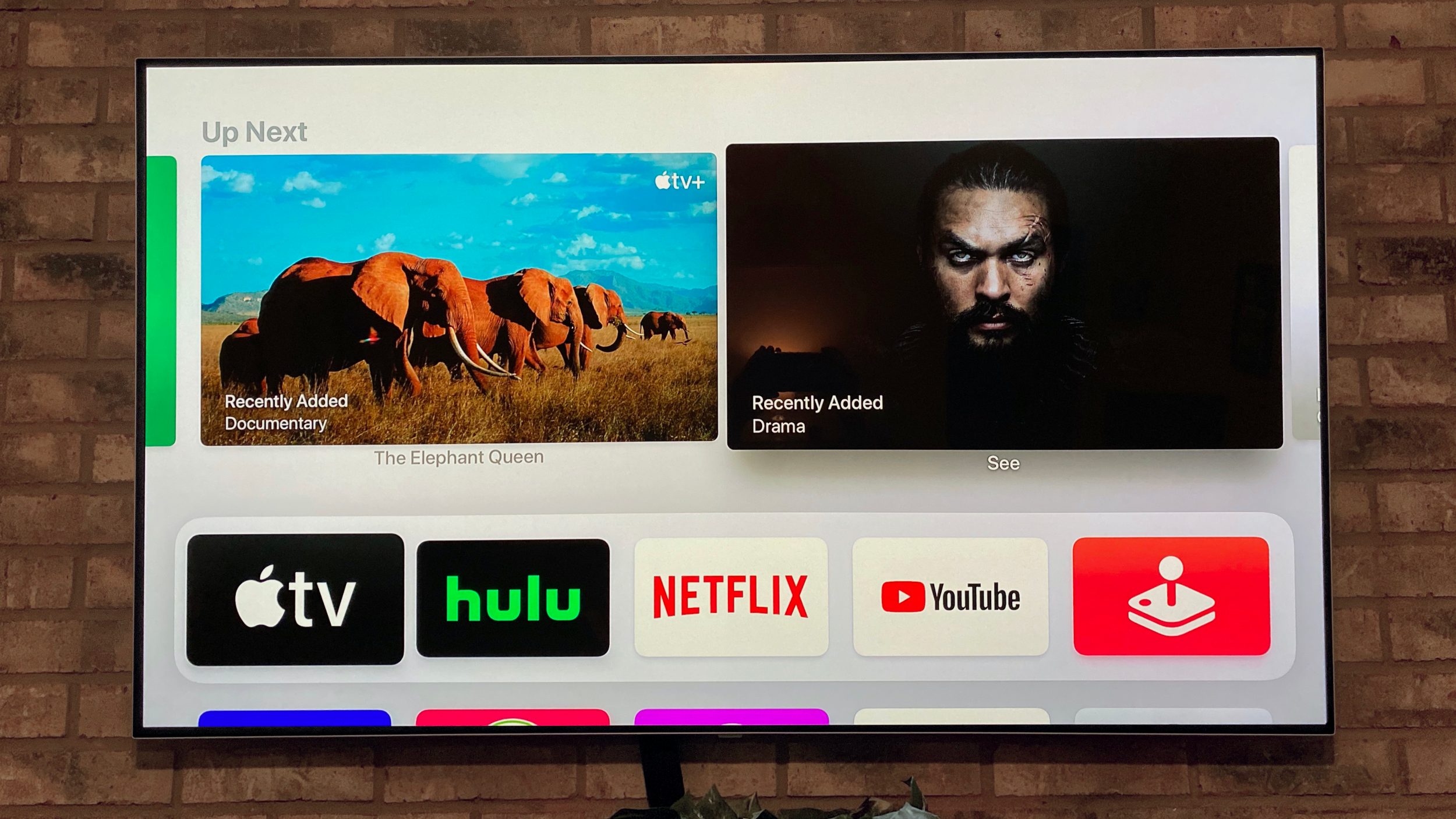 apple tv screen