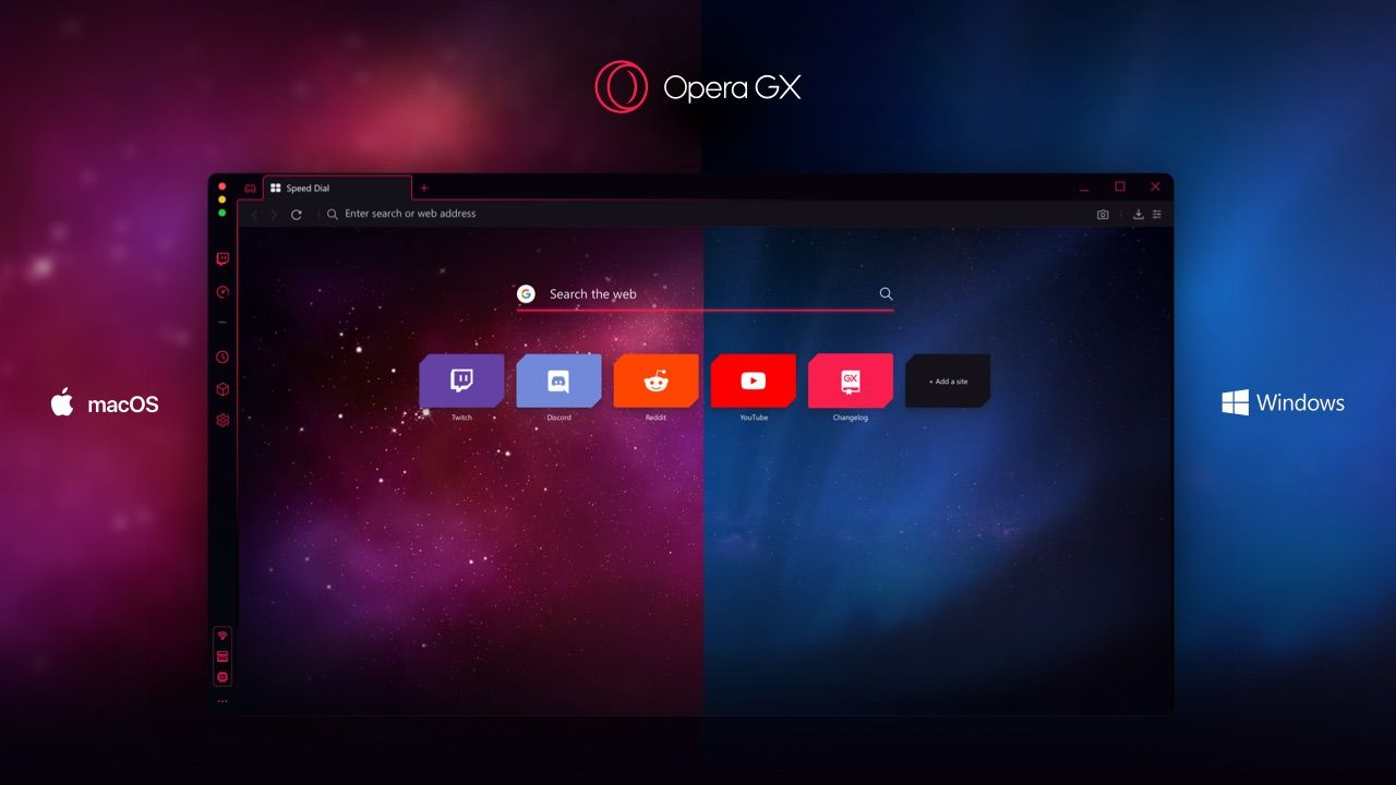 Opera GX 101.0.4843.55 download the new for android