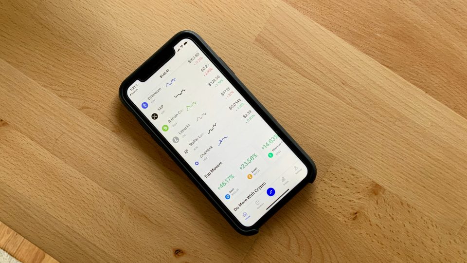 coinbase on iphone