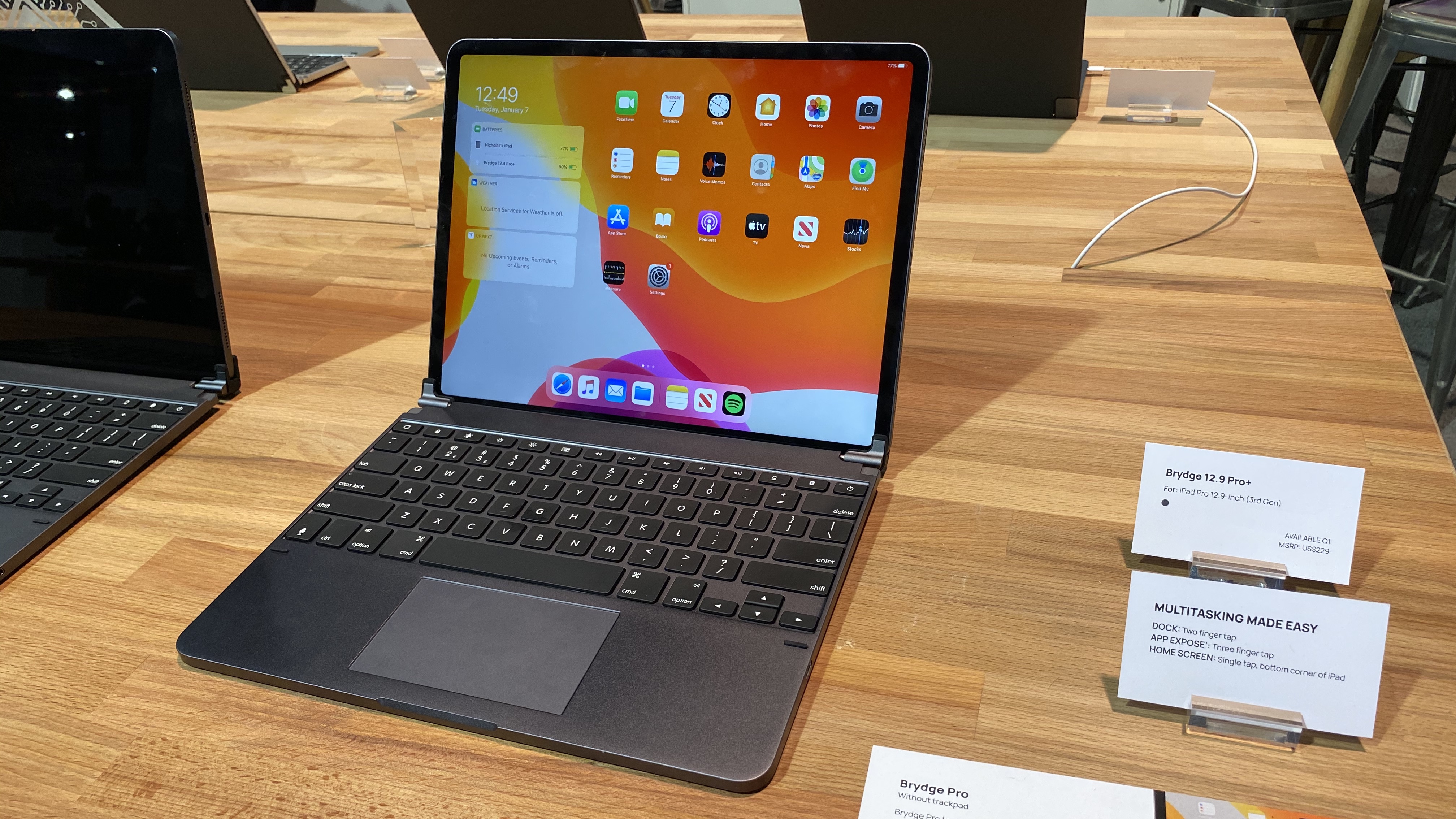 Hands On Brydge S Pro Keyboard With Trackpad For Ipad Pro And Standalone Ipados Trackpad 9to5mac