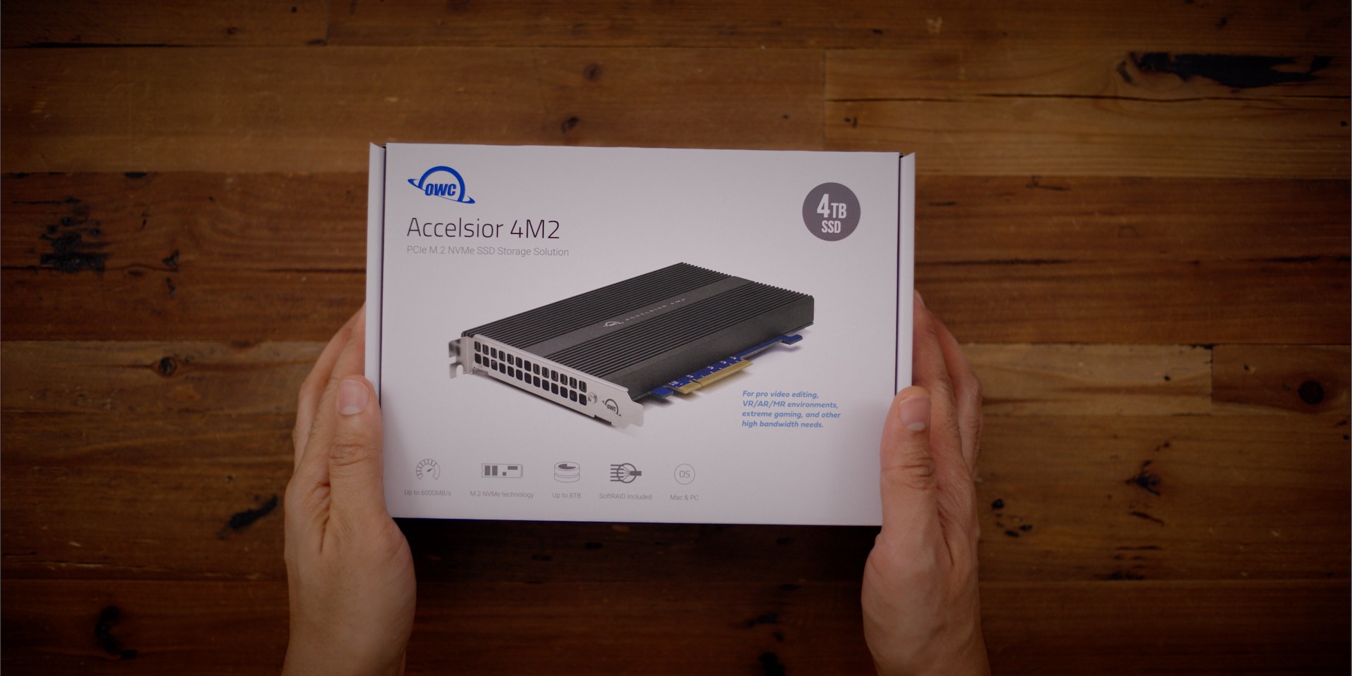 OWC Accelsior 4M2 SSD for Apple Mac Pro