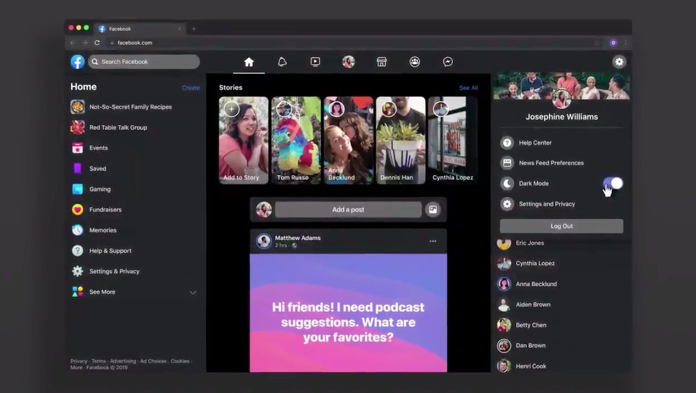 Update Available Globally Facebook Rolling Out New Web Design With Dark Mode Here S How To Use It 9to5mac