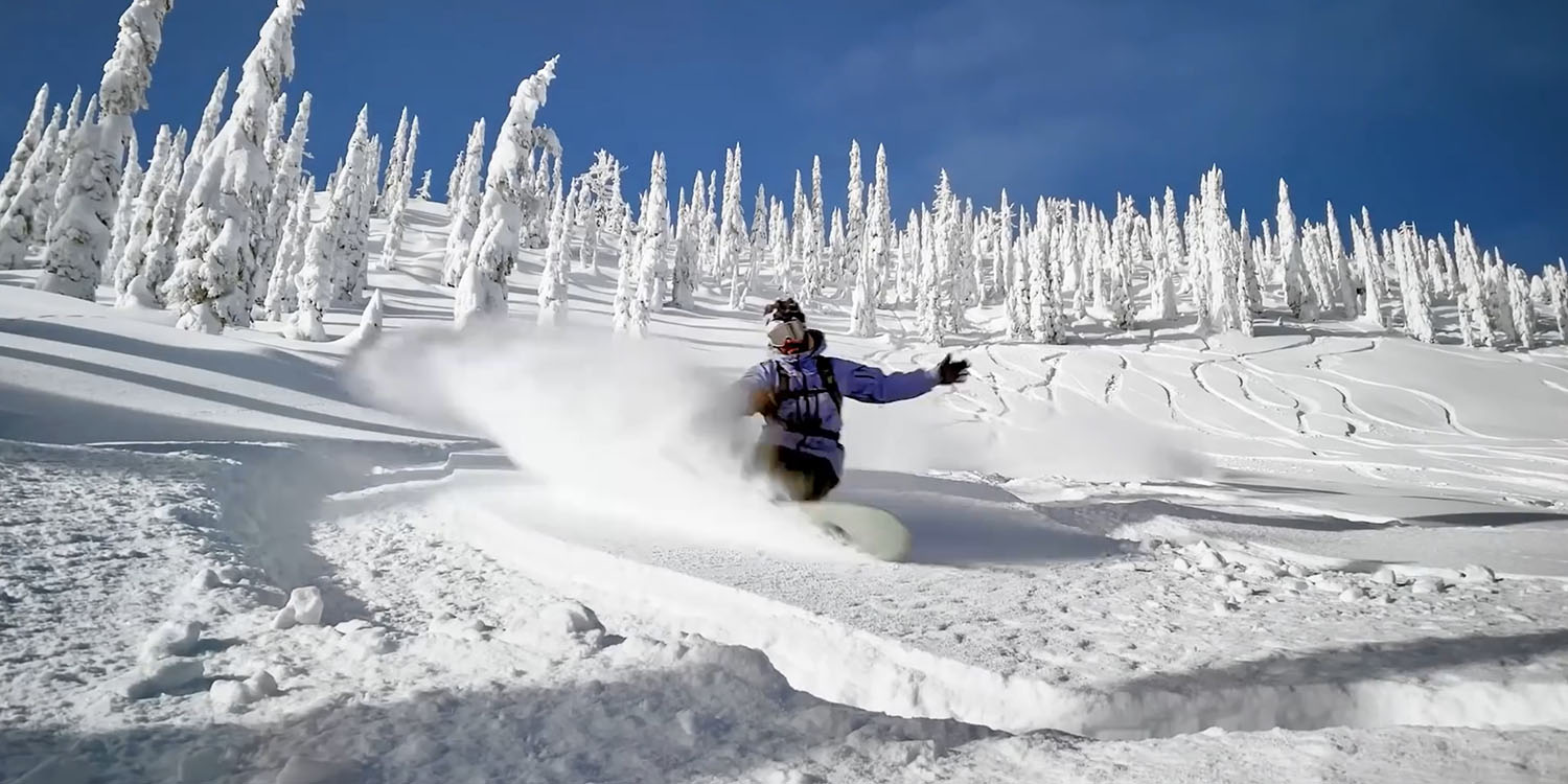 photo of Shot on iPhone snowboarding video is spectacular, with four viewpoints image