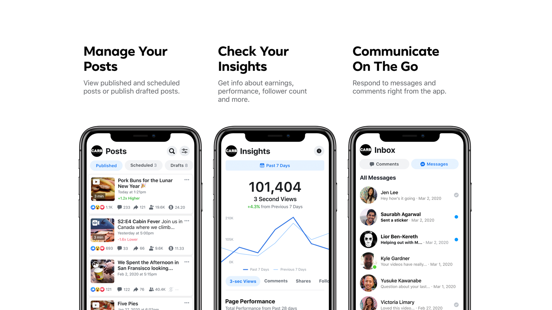 Facebook launches Creator Studio app which allows creators to manage