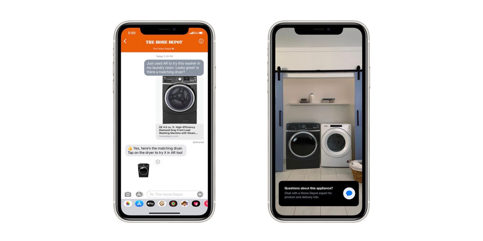 Apple AR Quick Look purchase button