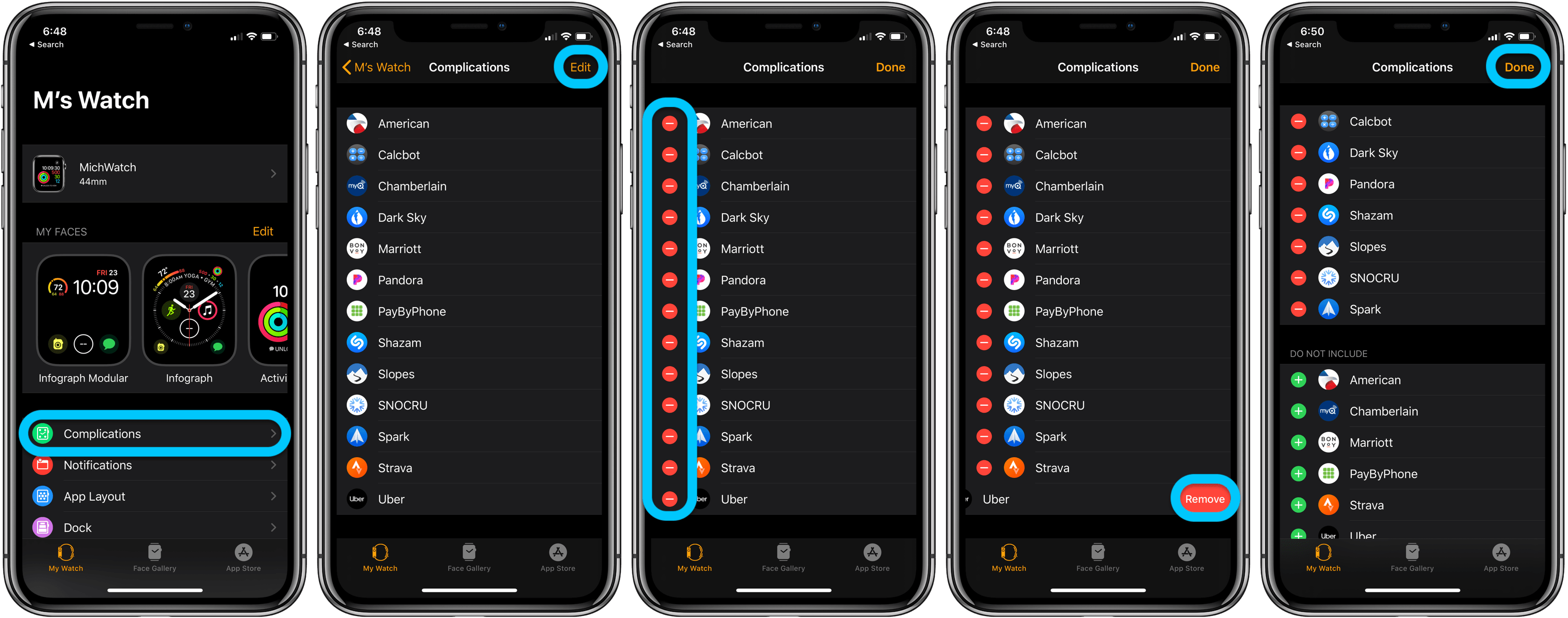 Apple Watch: How to remove apps from the complications list - 9to5Mac