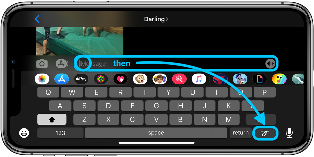 iPhone: How to send handwritten iMessages - 9to5Mac