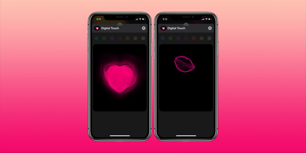 iPhone how to send heartbeat kiss broken heart Digital Touch walkthrough