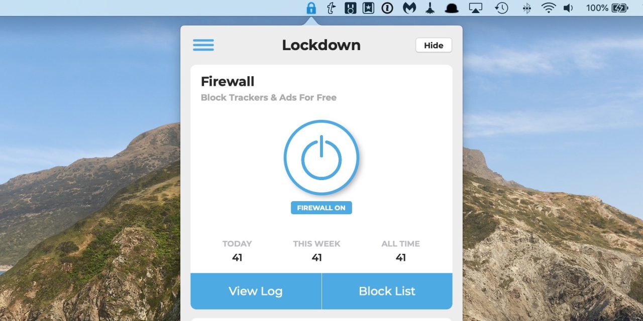 Lockdown free open source firewall for Mac