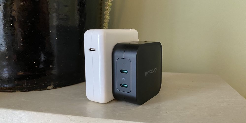 90W dual USB-C charger RAVPower MacBook Pro