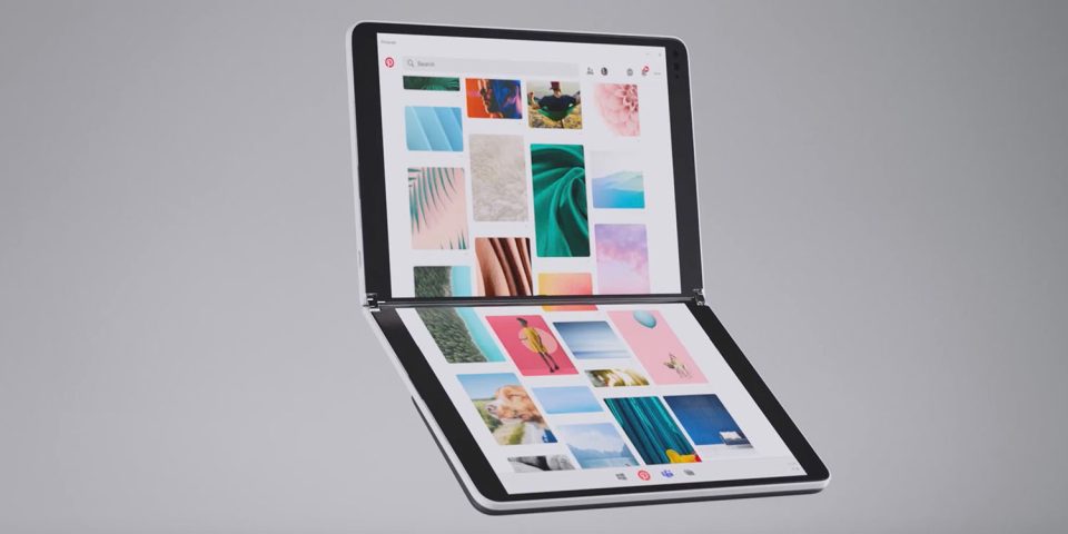 A folding iPhone or iPad could take the same approach as Microsoft