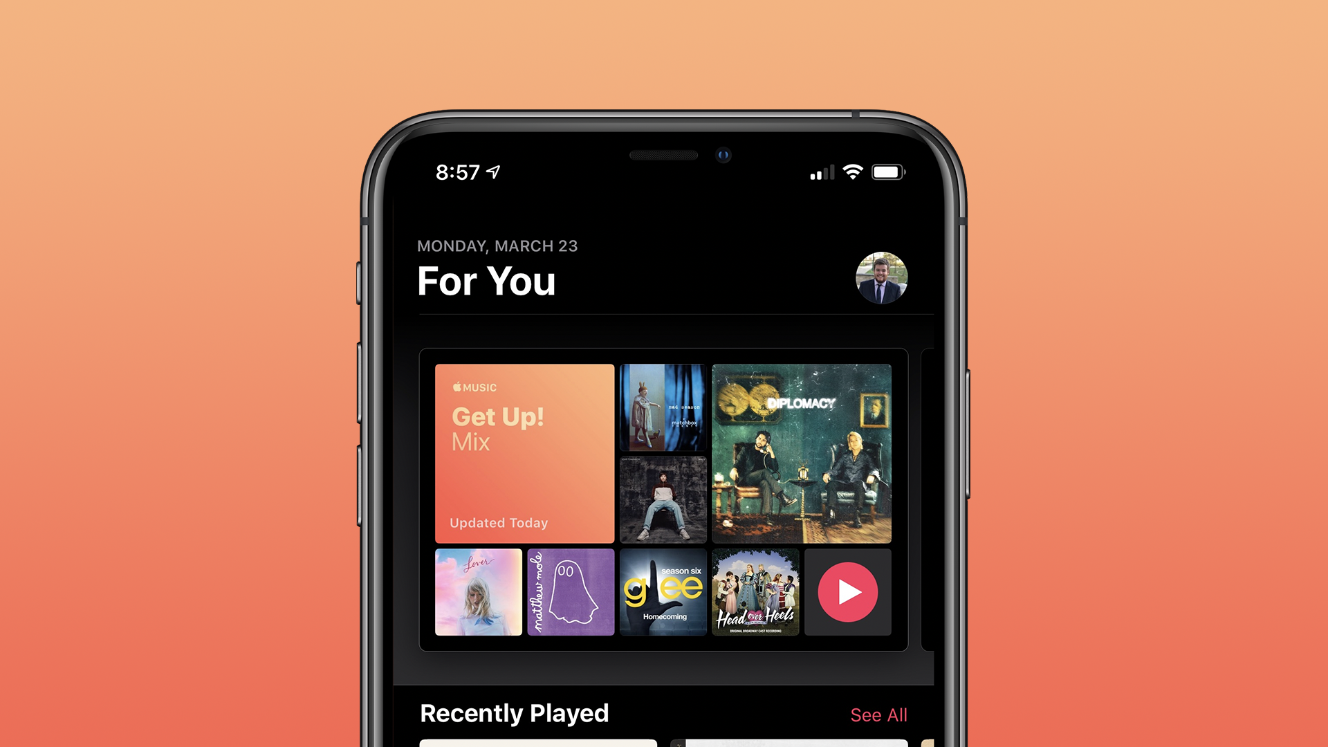 Apple music live