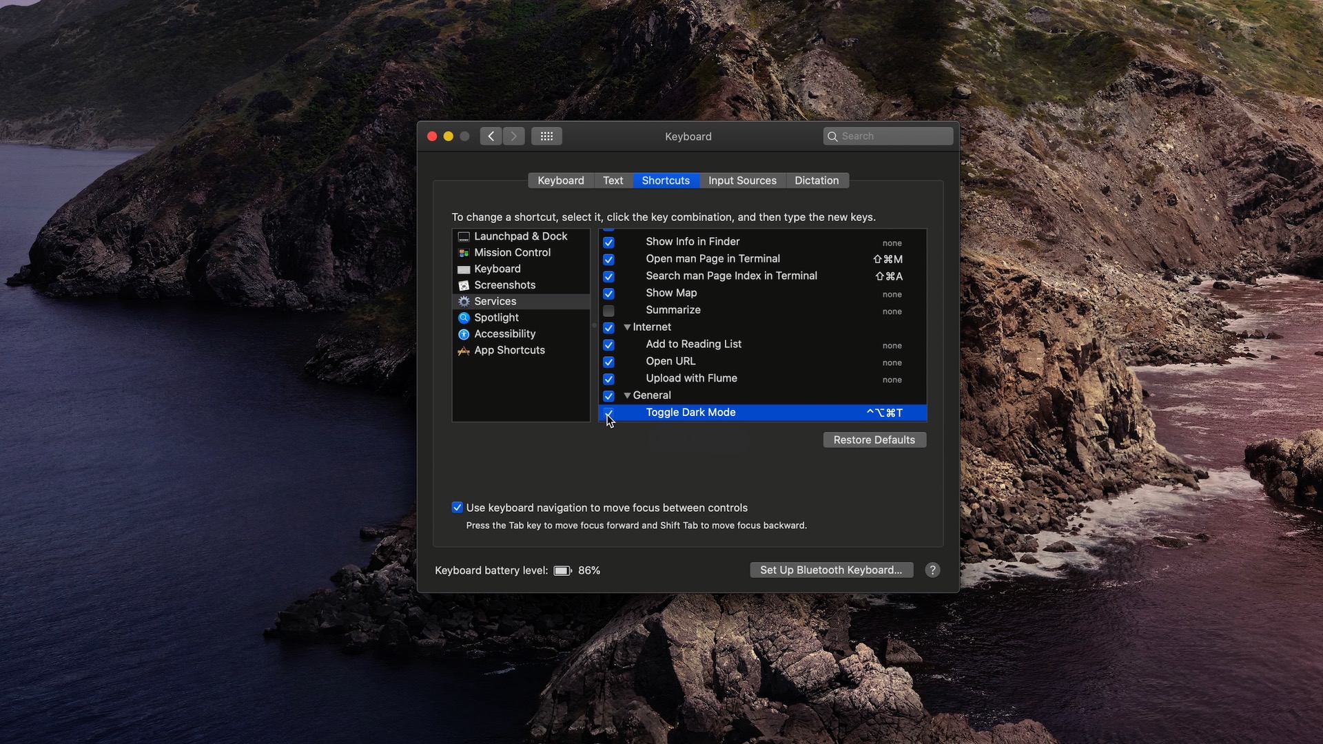 Nightfall - How to toggle Dark Mode with a keyboard shortcut - 9to5Mac