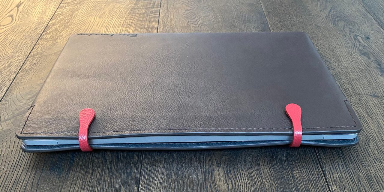Picaso Lab leather MacBook Pro sleeve
