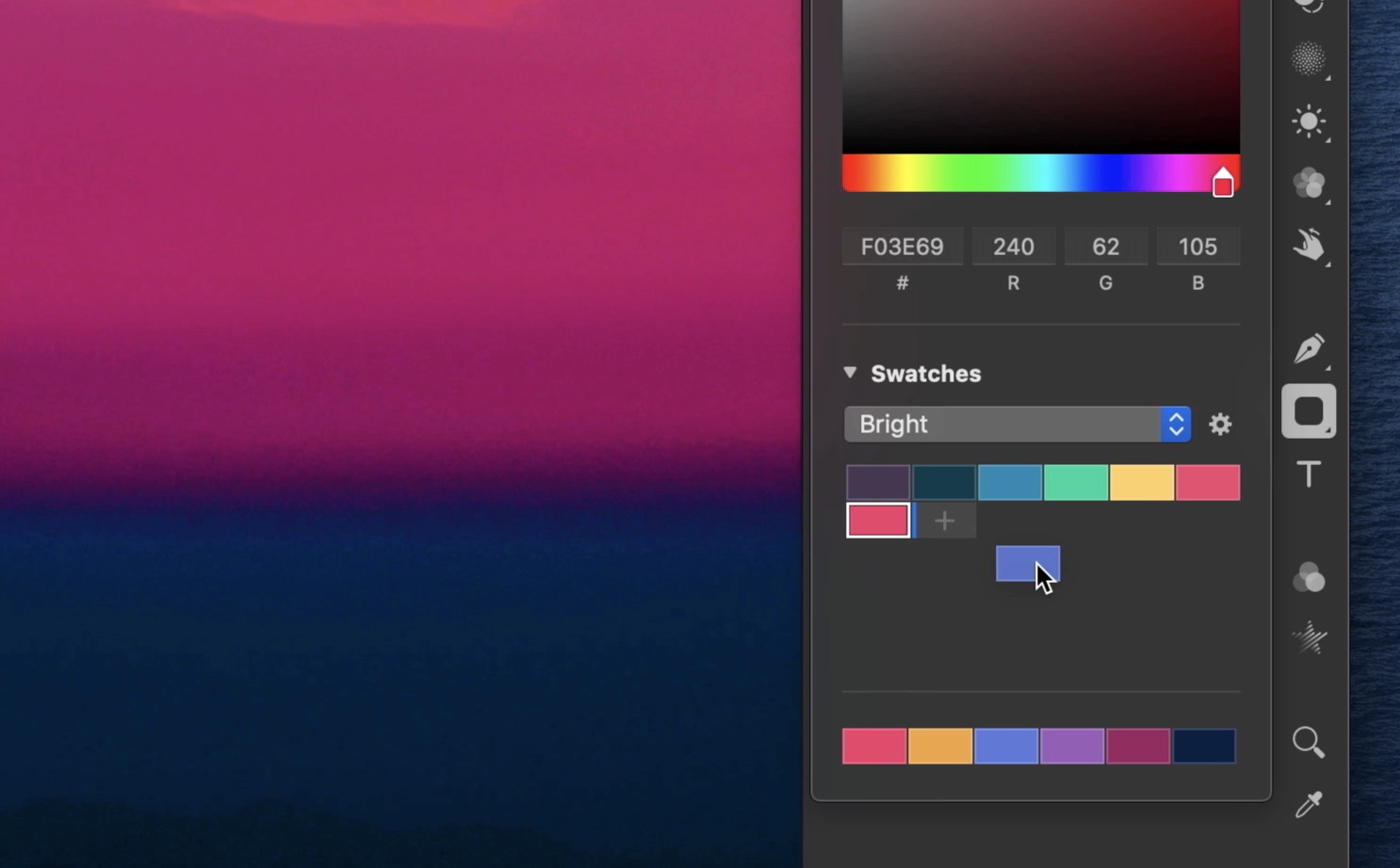 color picker from image for mac