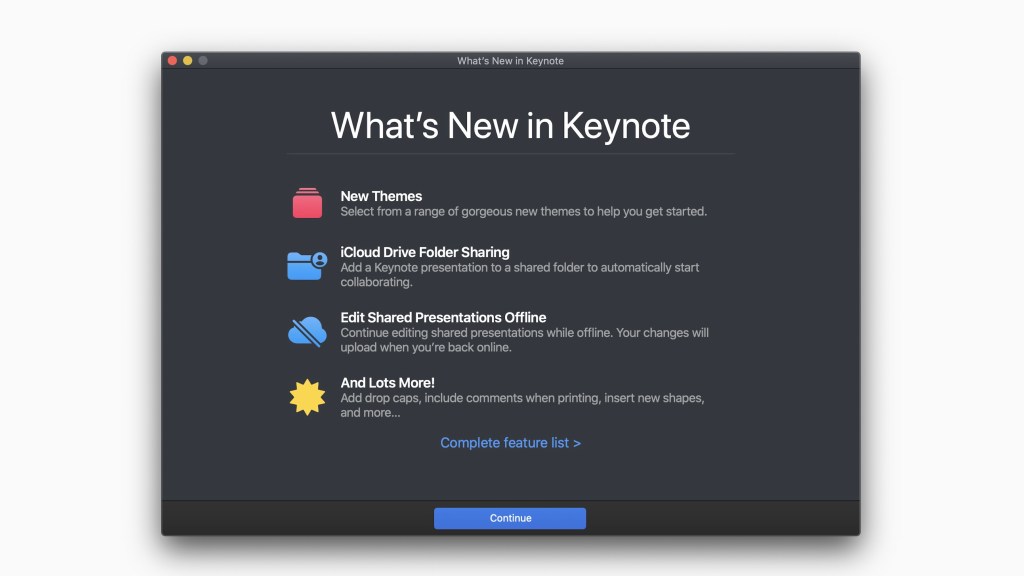 photo of Apple updates iWork for Mac with iCloud Drive folder sharing, new themes, and more image