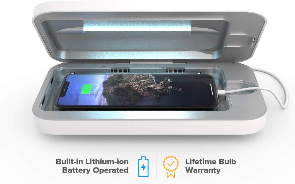 UV iPhone smartphone cleaner sanitizer
