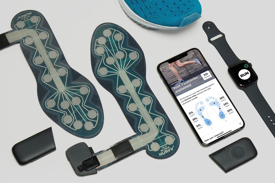 NURVV Run is a run tracking sensor that helps prevent injuries and