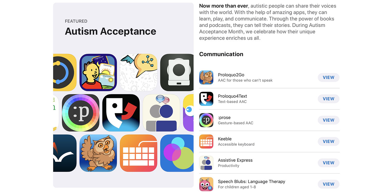 Autism apps highlighted on World Autism Awareness Day - 9to5Mac