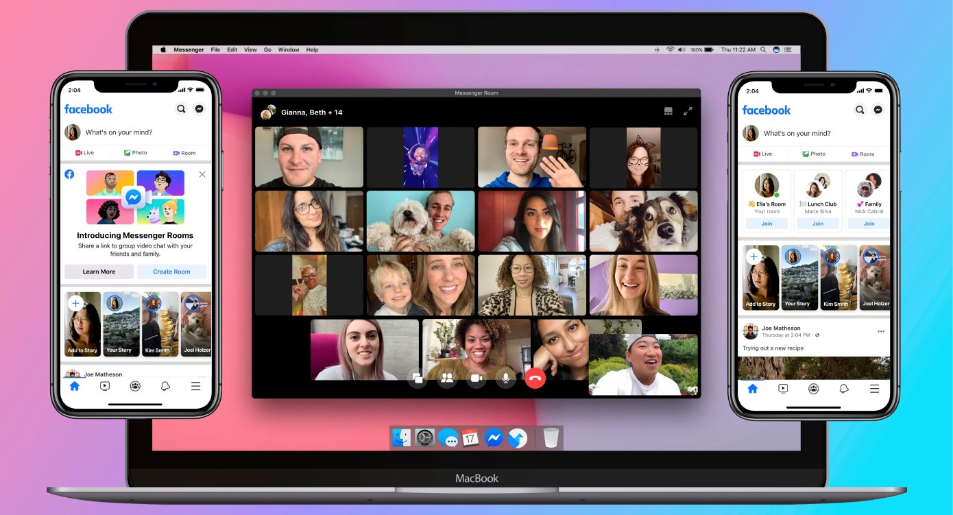 Facebook Launches Messenger Rooms As A Zoom And Group Facetime Alternative 9to5mac