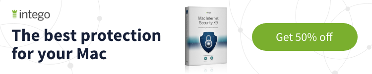 Intego Mac Security X9 50% discount