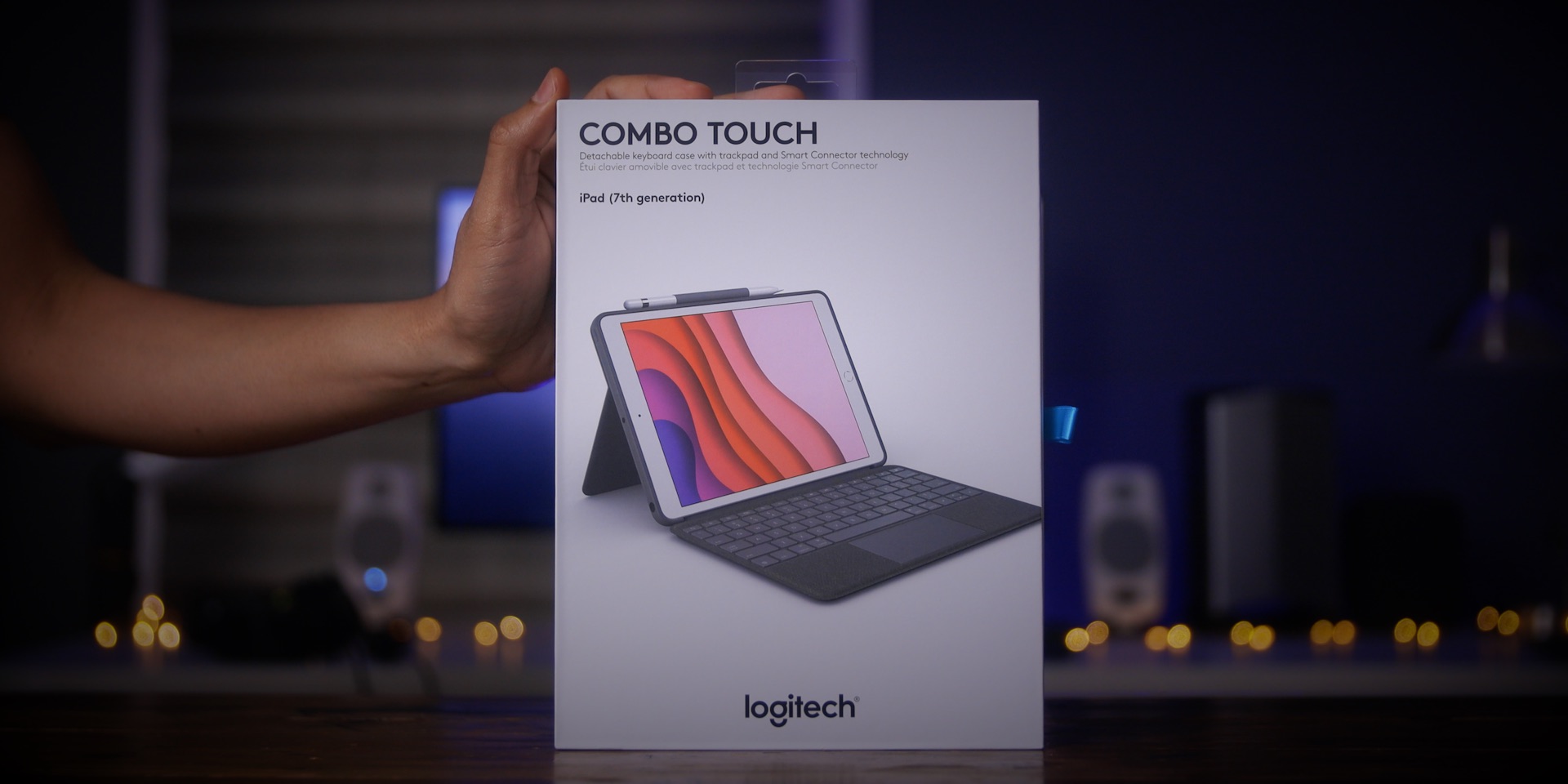 Logitech Combo Touch Backlit Keyboard Case with Trackpad for Pad