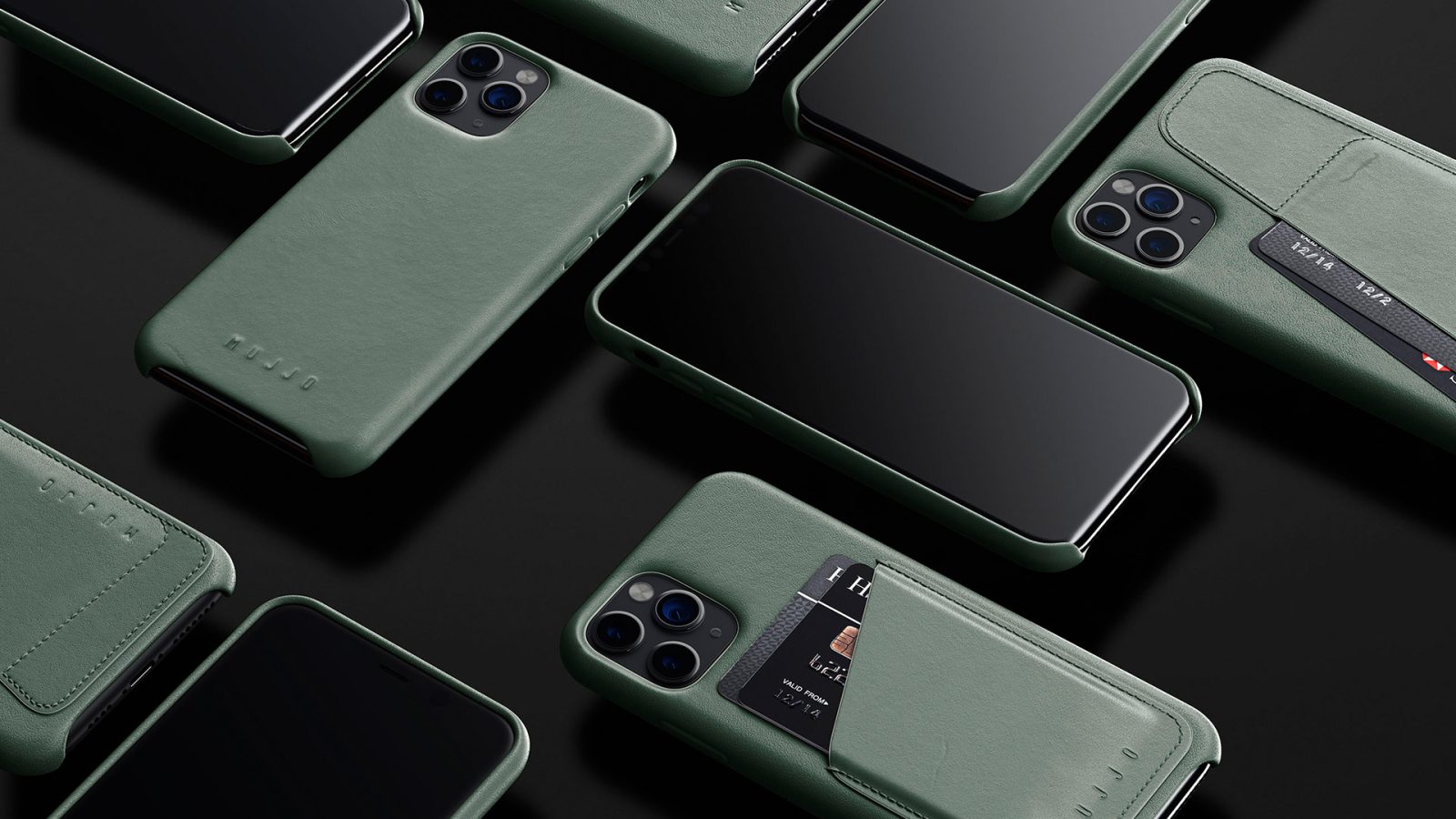 Mujjo Introduces New Slate Green Leather Cases To Match Midnight Green Iphone 11 Pro Models 9to5mac
