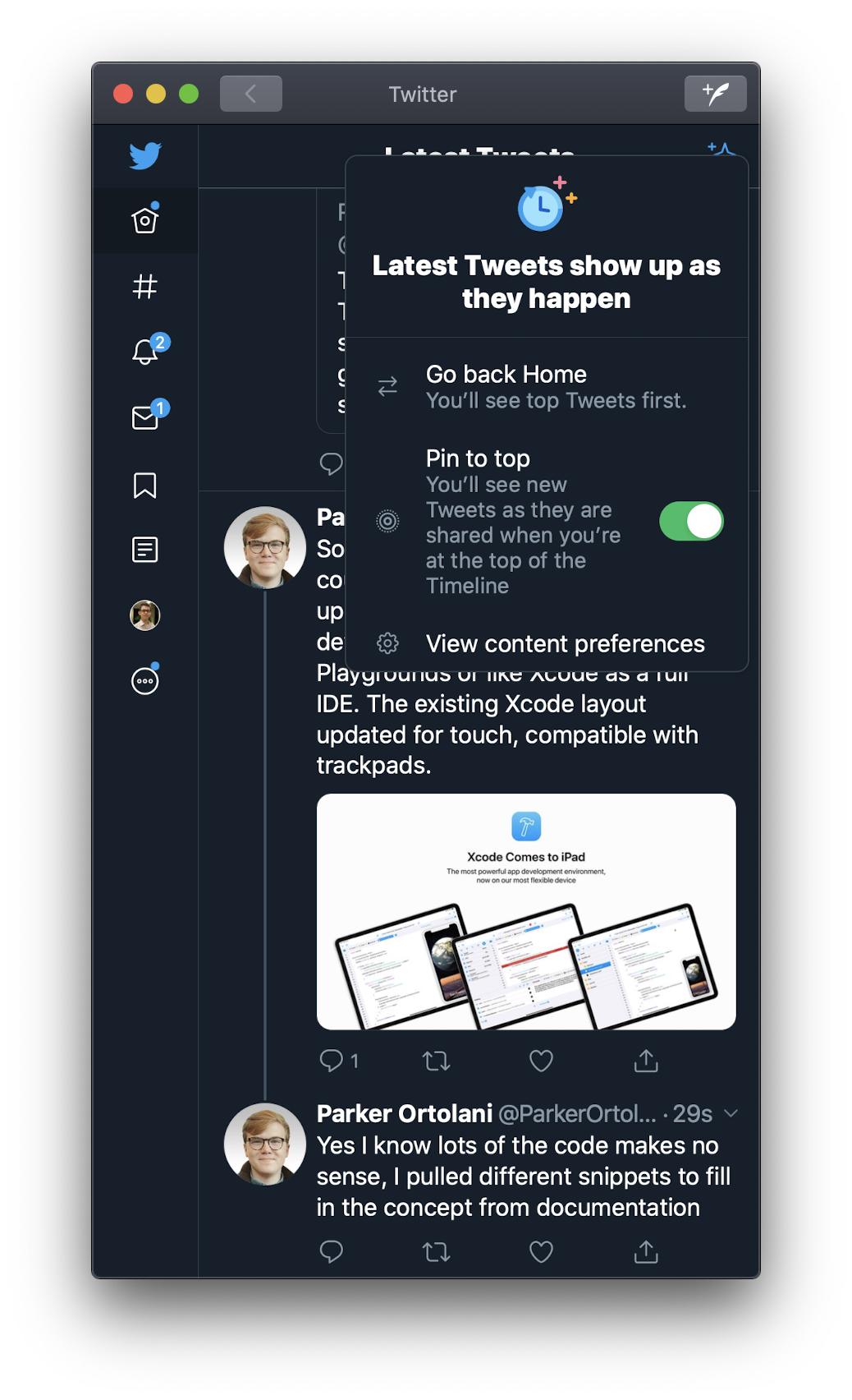 twitter for mac os x