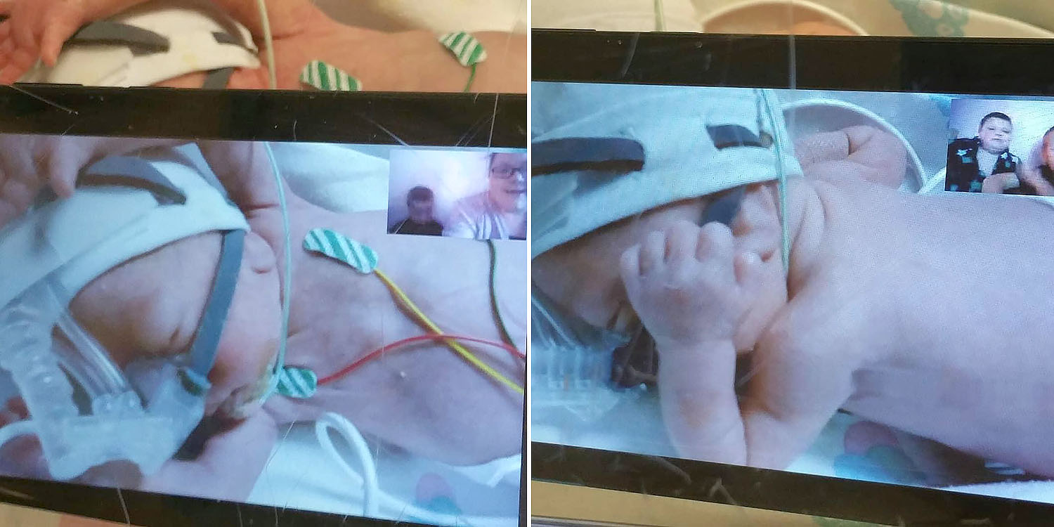iPads let parents FaceTime babies in ICU