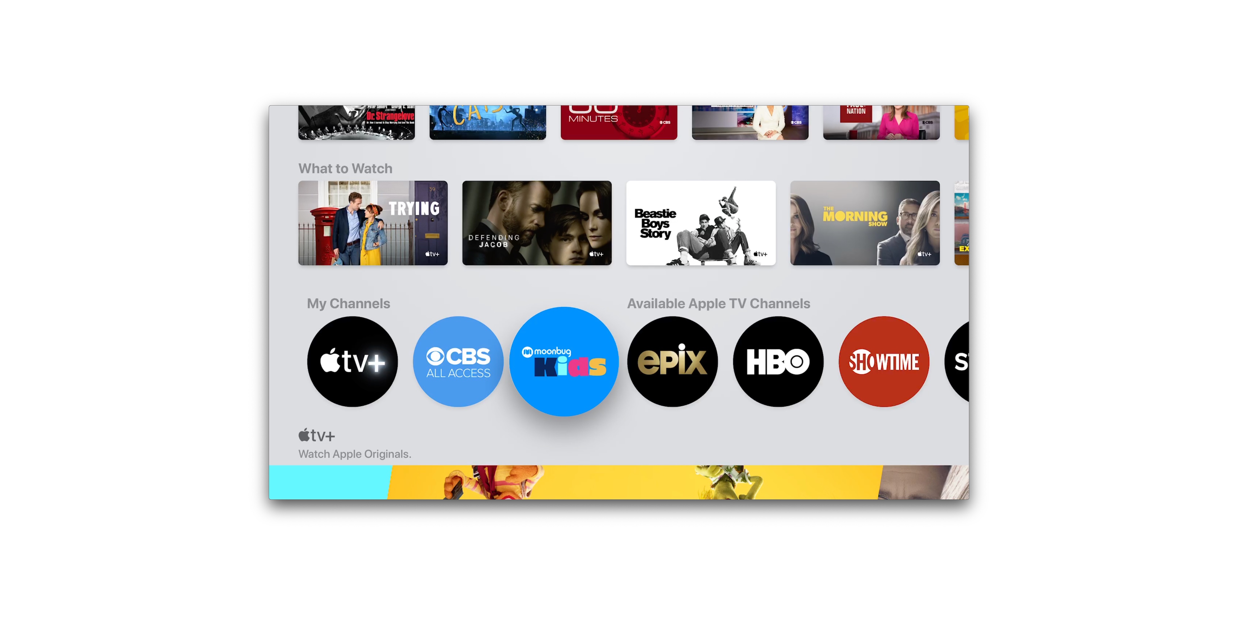 apple tv channels