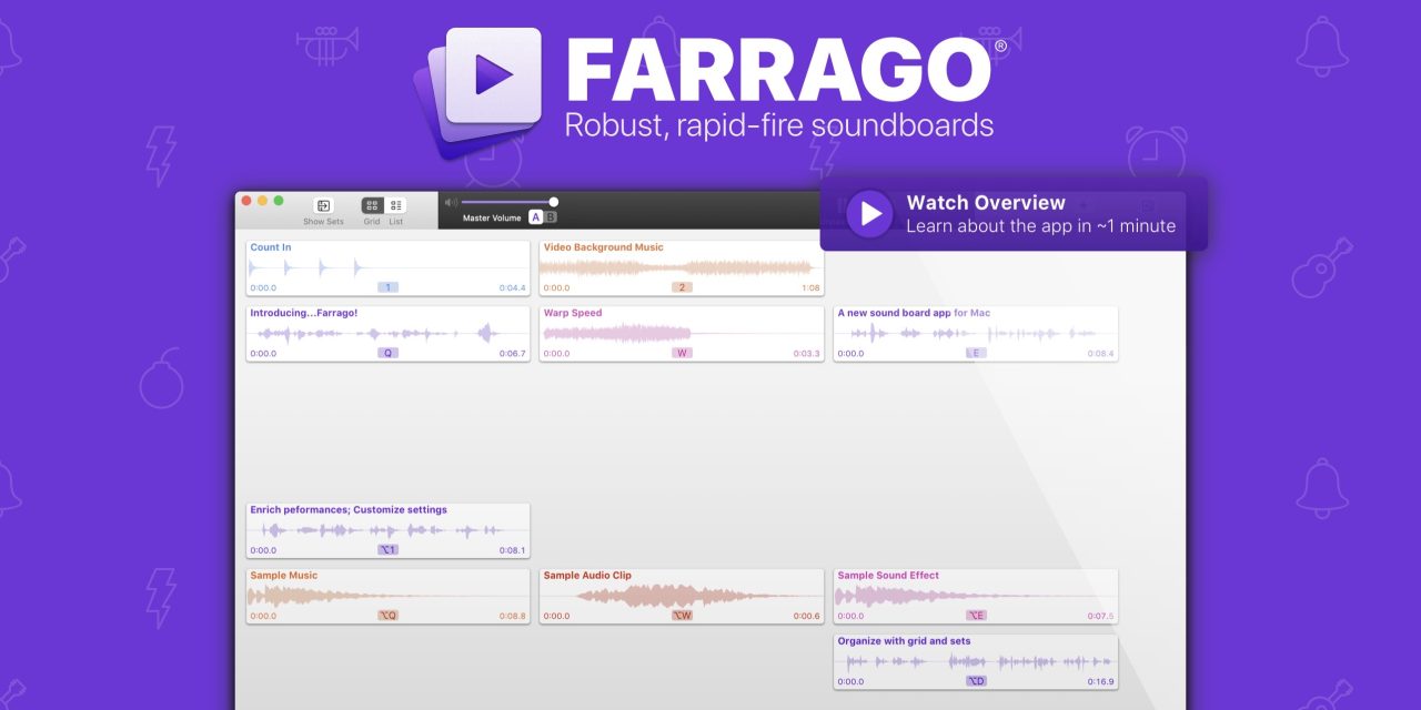 Farrago audio soundboard app Mac update
