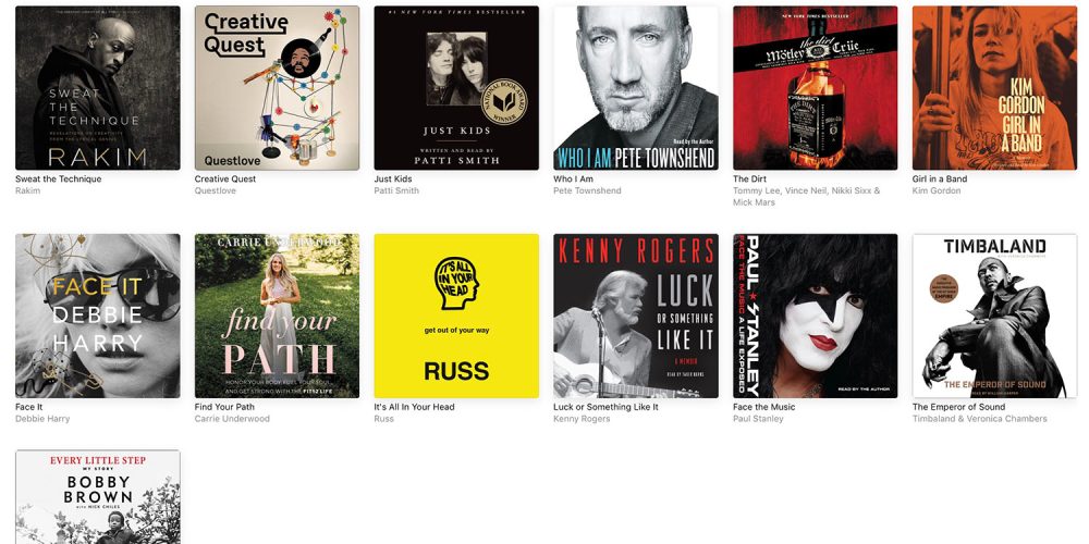 Free audiobooks on Apple Music