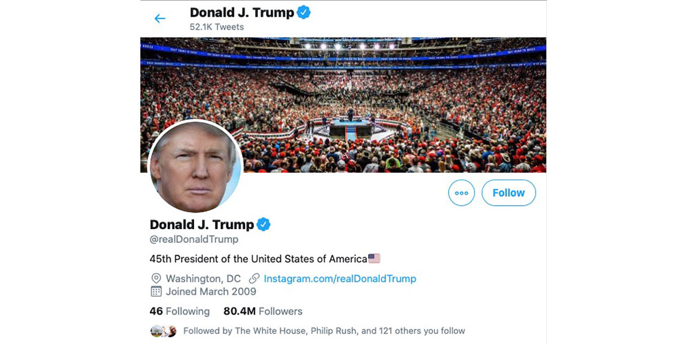 photo of Trump versus Twitter battle intensifies; could backfire on president image