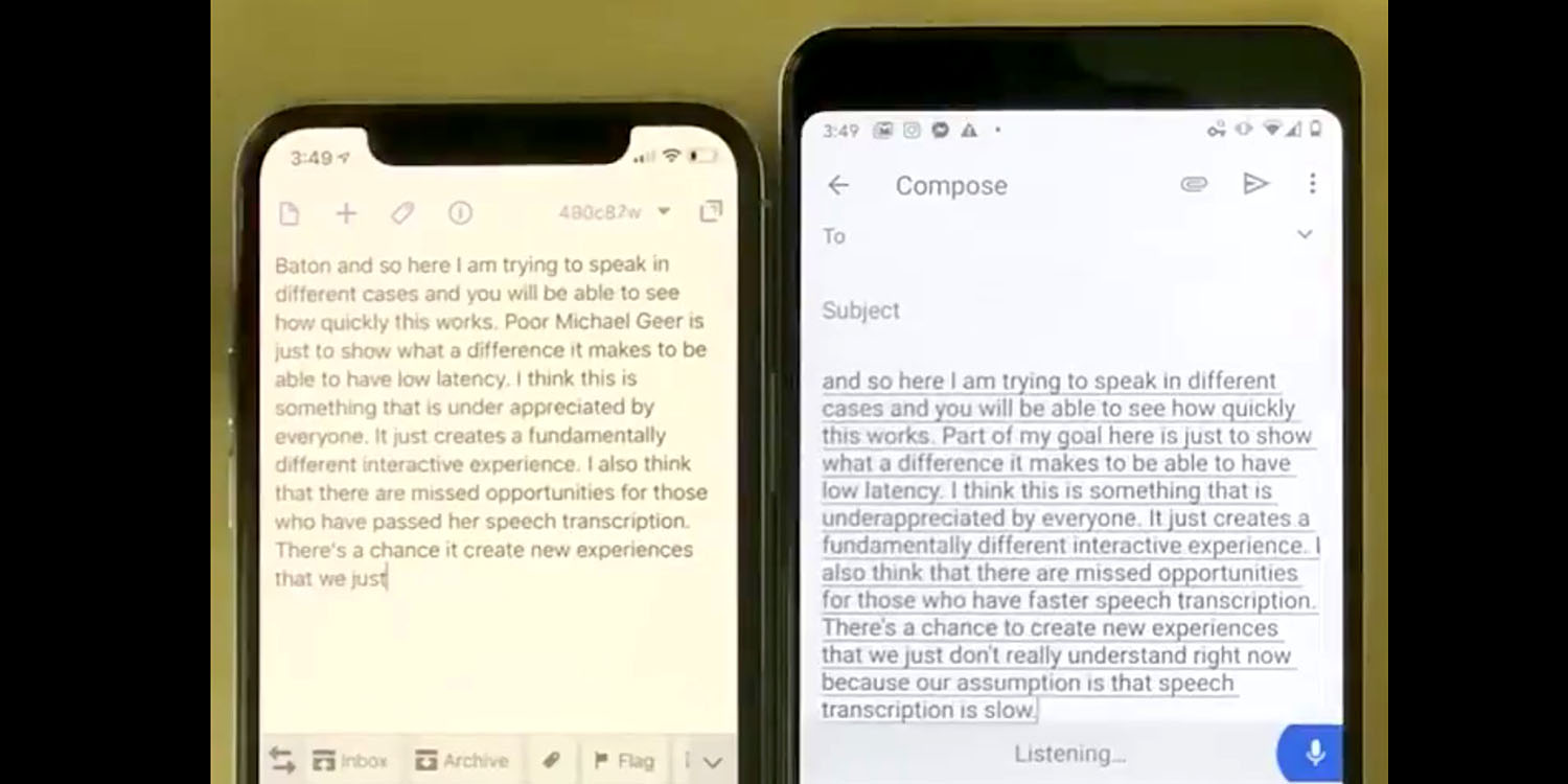 photo of Head-to-head test shows voice dictation on iPhone much slower than Pixel image