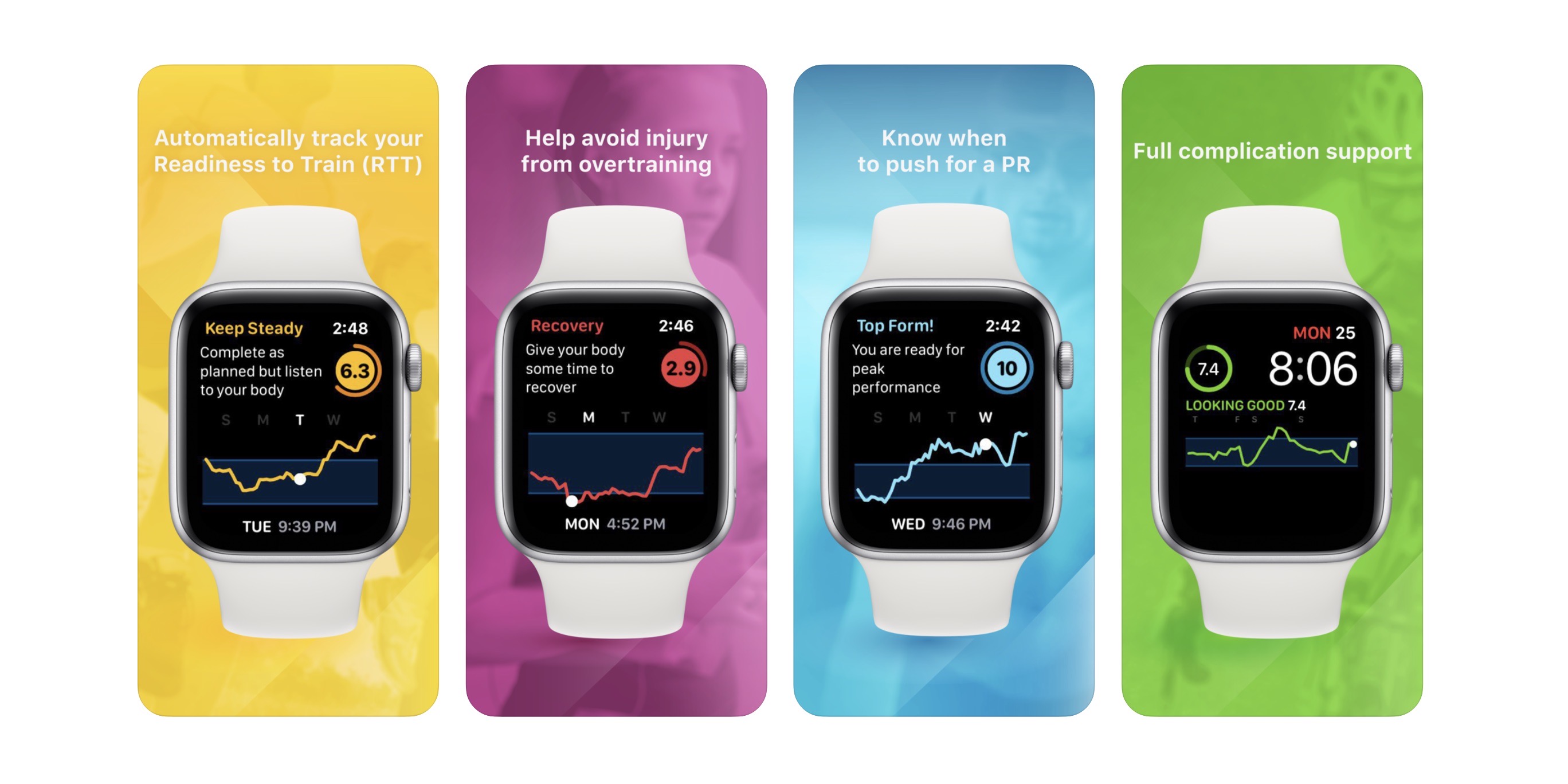 Apple watch store training app