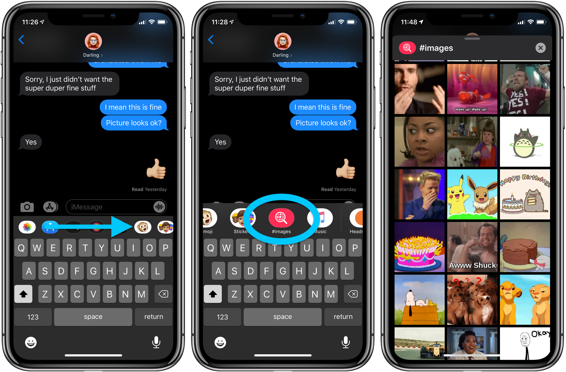 Giphy alternatives iPhone delete Giphy iMessage app