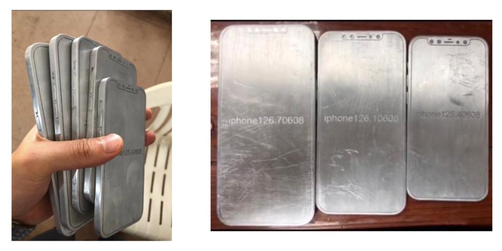 photo of Leaked molds and CAD renders show new iPhone 12 design with flat edges image