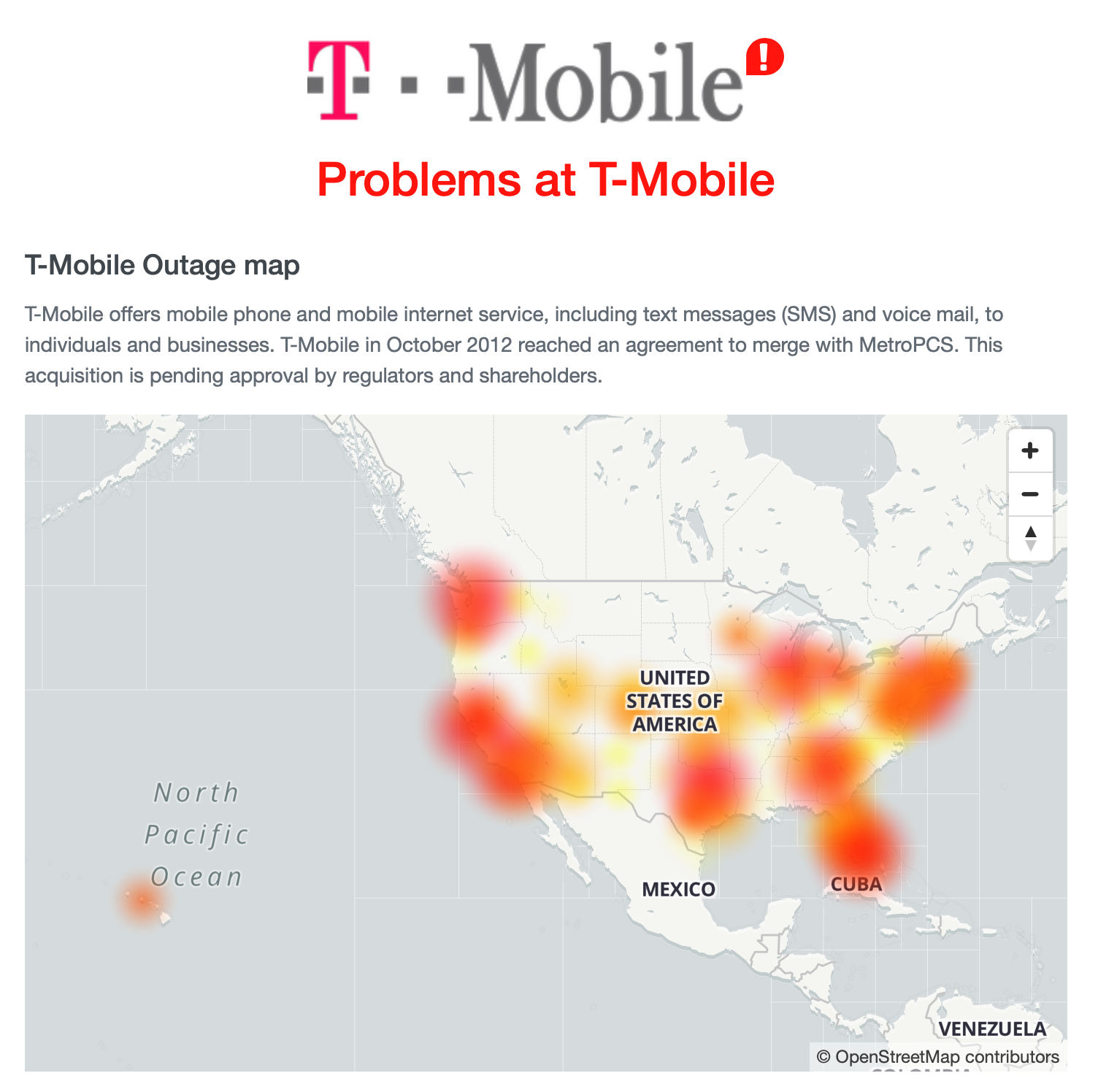 Outage Hits T Mobile Verizon At T And Sprint 9to5mac